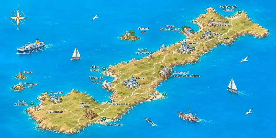 Mappa dell'isola